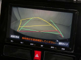【バックカメラ】駐車時に後方がリアルタイム映像で確認できます。大型商業施設や立体駐車場での駐車時や、夜間のバック時に大活躍!運転スキルに関わらず、今や必須となった装備のひとつです!