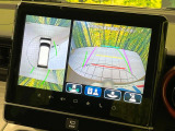 【全方位モニター用カメラ】専用のカメラにより、上から見下ろしたような視点で360度クルマの周囲を確認することができます☆死角部分も確認しやすく、狭い場所での切り返しや駐車もスムーズに行えます。