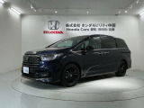 全国納車可 第三者機関証明書付 H SENSING 新車保証 試乗車 ワンオ-ナ- ナビLXM--247VFLi TV Rカメラ装備のオデッセイe:HEV アブソルートEXブラックエディション入庫!