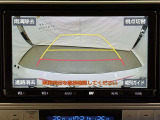 バックモニターで、後方を確認しながら安心して駐車することができます。運転初心者も熟練者も必須の機能ですよ!