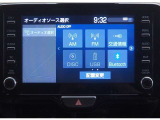 オーディオソース選択画面です。一覧で選択できるので簡単に操作できます。