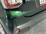 リヤもセンサーが付いているので駐車時も安心です