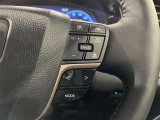 ステアリングスイッチ付き。前方から目を離すことなく操作することが可能です。