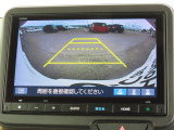 リアワイドカメラシステム!従来の視野に加えて、後方側方を約180&deg;まで見えるワイドビューと、後方を真上から見たような視野で駐車時などに便利なトップダウンビューの3つの視野があります!
