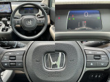 クルーズコントロール、ステアリングリモコンスイッチも付いておりますので運転中の操作も楽々ですよ!