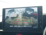 バックモニター(黄色いガイドラインのお陰で、駐車がしやすいです)