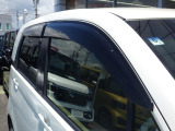 ★ドアバイザー★雨天時に窓を開けても濡れにくく車内に雨が入り込むのを防ぎながら換気ができます(^^♪