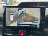 【パノラマモニター】専用のカメラにより、上から見下ろしたような視点で360度クルマの周囲を確認することができます☆死角部分も確認しやすく、狭い場所での切り返しや駐車もスムーズに行えます。