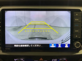 リアカメラ付で、後方をナビ画面で確認。車庫入れも安心です。もちろん、バックギアと連動しています。