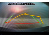 ガイドライン付きバックカメラです。