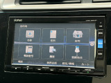 目的地設定画面でございます。アイコンが大きくタッチ操作しやすいです。
