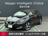 日産リーフ。100%モーターで走行します。ガソリン不要で環境にも優しい車です。