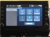 オーディオソース選択画面になります!Bluetooth対応しています!