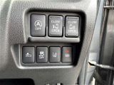 運転席スイッチ部。ここで両側のスライドドアの開閉ができます。