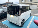 お買い得スペーシアカスタム入庫しました 4WD ターボ 両側電動スライドドア レザー調シートカバー アイドリングストップ お気軽にお問い合わせください。