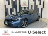 シビックが入庫しました!弊社で使用していた令和6年式のデモカーです!走行12,629km、グレードは「e:HEV EX ホンダセンシング」、ボディカラーは、シーベットブルーパールです!