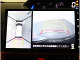 パノラミックビューモニター搭載!運転席から見にくい場所をカメラ映像でサポートします!