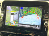 【アラウンドビューモニター】専用のカメラにより、上から見下ろしたような視点で360度クルマの周囲を確認することができます☆死角部分も確認しやすく、狭い場所での切り返しや駐車もスムーズに行えます。