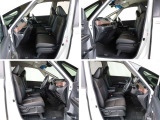運転席・助手席は専用コンビシートのキャプテンシートはシートヒーターも標準装備。運転席には、シートの高さを調整出来るシートアジャスターも装備されています。