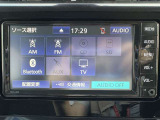 嬉しい装備です♪ワンセグTV・Bluetoothオーディオに対応しています!!