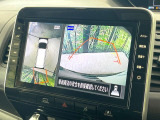 【アラウンドビューモニター】専用のカメラにより、上から見下ろしたような視点で360度クルマの周囲を確認することができます☆死角部分も確認しやすく、狭い場所での切り返しや駐車もスムーズに行えます。