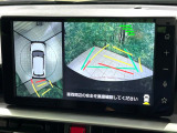 【パノラマモニター】専用のカメラにより、上から見下ろしたような視点で360度クルマの周囲を確認することができます☆死角部分も確認しやすく、狭い場所での切り返しや駐車もスムーズに行えます。
