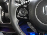ハンドルにオーディオ操作用スイッチを備え、手を放さずに操作可能。安全性と利便性を両立しています。
