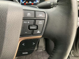前方の車との車間を設定し、スピードを上げたり緩めたりを自動で行ってくれる追尾式の「レーダークルーズ」。上級装備の一つです!高級車にしかつかない嬉しい機能です。