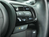◆アダプティブクルーズコントロール◆予め設定した車速内でクルマが自動的に加減速。前走車との適切な車間距離を維持しながら追従走行します。【LKAS】車線維持支援システムでステアリング操作を支援。