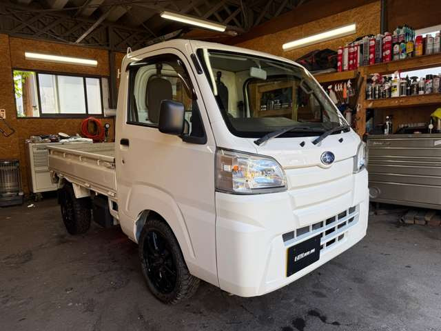 スバル サンバートラック TB 4WD マッドタイヤ エアコン付 パワステ付