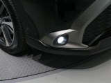 フォグランプ装備 暗い夜道の車両前方を明るく照らします