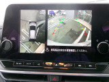 アラウンドビューモニター。空の上から見下ろすような視点でスムース駐車。