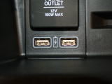 USBポートも装備されています、スマートフォンの充電やオーディオに連携も可能です、今や欠かせない装備の一つです!