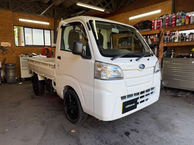 スバル サンバートラック TB 4WD マッドタイヤ エアコン付 パワステ付