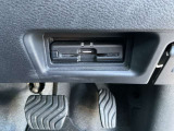 ビルトインタイプのETCです。スッキリしていますね。納車時にはセットアップいたしますので、すぐにお使いいただけます。
