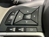 ステアリングスイッチ搭載!ハンドルひとつで手を離さなくても運転中視線をそらさなくても操作が出来て便利です♪