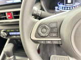 ステアリングスイッチ装備!運転しながら手元でオーディオの操作などができます。