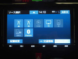 オーディオソース選択画面になります!Bluetooth対応いています!