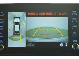 専用のカメラにより、上から見下ろしたような視点で360度クルマの周囲を確認することができます☆縦列駐車や幅寄せ時に活躍してくれます