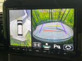 【全方位モニター用カメラ】専用のカメラにより、上から見下ろしたような視点で360度クルマの周囲を確認することができます☆死角部分も確認しやすく、狭い場所での切り返しや駐車もスムーズに行えます。