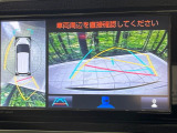 【パノラミックビューモニター】専用のカメラにより、上から見下ろしたような視点で360度クルマの周囲を確認することができます☆死角部分も確認しやすく、狭い場所での切り返しや駐車もスムーズに行えます。