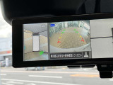 ◆アラウンドビューモニターは4つのビューが表示可能です!『トップビュー』『バックビュー』『サイドブラインドビュー』『フロントビュー』狭い場所での駐車でも、周囲の映像で確認できるので安心です!
