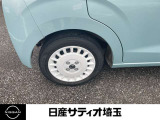 純正アルミホイール装着