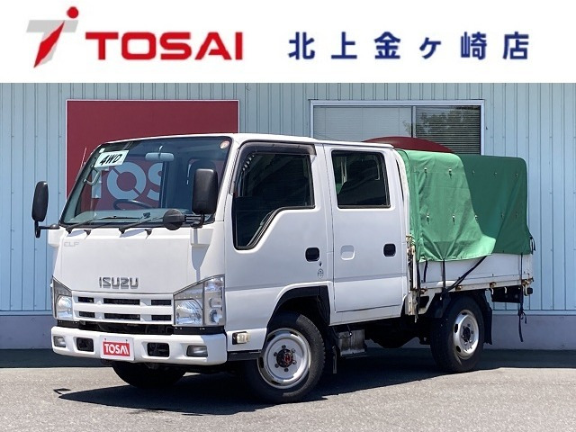 エルフ 3.0 ダブルキャブ フルフラットロー ディーゼルターボ 4WD