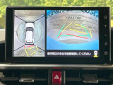 【パノラミックビューモニター】専用のカメラにより、上から見下ろしたような視点で360度クルマの周囲を確認することができます☆死角部分も確認しやすく、狭い場所での切り返しや駐車もスムーズに行えます。
