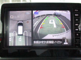 アラウンドビューモニターが駐車をアシスト☆4つの高解像度カメラで車の周囲を撮影。ミニバン、SUVなどの死角の駐停車も驚く程楽です!バックカメラは、車庫入れの時は勿論、後方の安全確認もできて安心です♪
