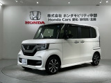 全国納車可 第三者機関証明書付 1年保証 ワンオ-ナ- ナビ TV Rカメラ CD録音 BTオ-ディオ DVD ETC LEDライト 両側電動ドア装備のN-BOXカスタム G・Lホンダセンシング入庫!