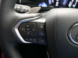 ステアリングスイッチ付き。前方から目を離すことなく操作することが可能です