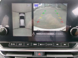 アラウンドビューモニター。空の上から見下ろすような視点でスムース駐車。