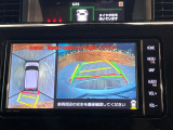 【パノラミックビューモニター】専用のカメラにより、上から見下ろしたような視点で360度クルマの周囲を確認することができます☆死角部分も確認しやすく、狭い場所での切り返しや駐車もスムーズに行えます。